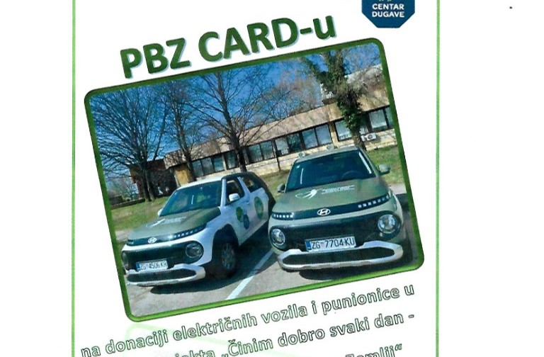 Zahvalnica Centra Dugave PBZ CARD-u
